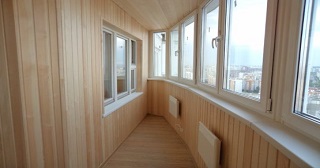 Отделка, остекление, утепление балконов в Сасово от 209 руб. м/2.